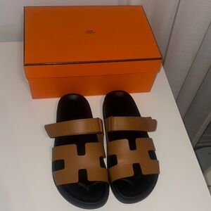 Chypre Hermes Women’s Brown (Naturel) Sandals